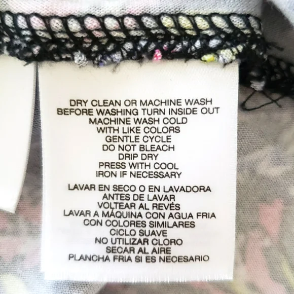 PAPPAGALLO Long Sleeve Pearl Pink Paisley Tunic Top—NWT—L - Picture 13 of 14